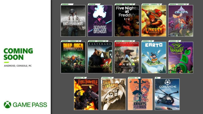 Nuovi titoli arrivano su Xbox Game Pass