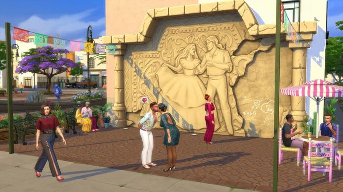 The Sims 4 il nuovo trailer di Colpo di Fulmine mostra l'Angolo di Cupido e altre novità