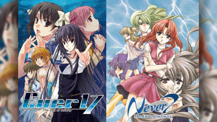 Le visual novel Ever17 e Never7 tornano in versione rimasterizzata