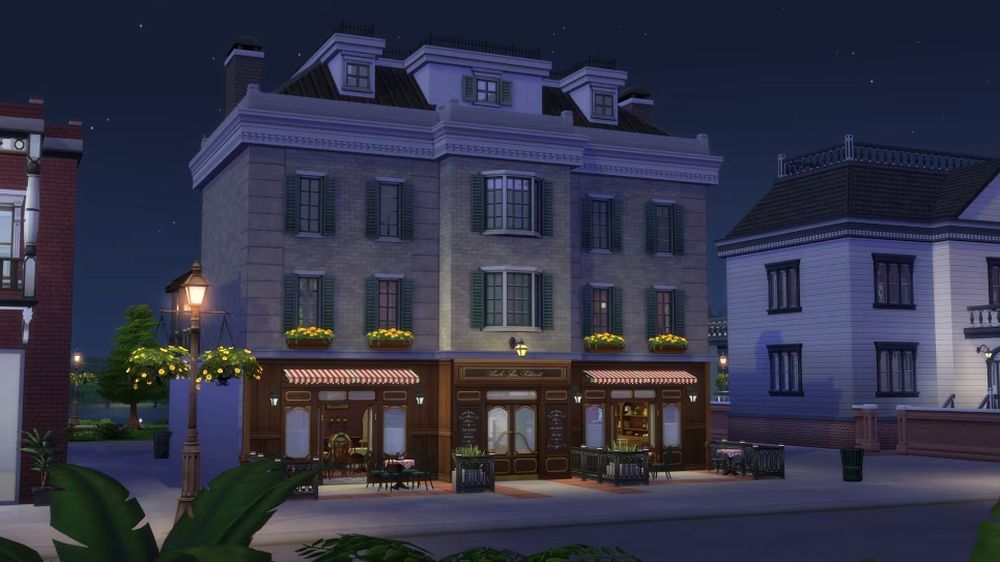 The Sims 4 bistro